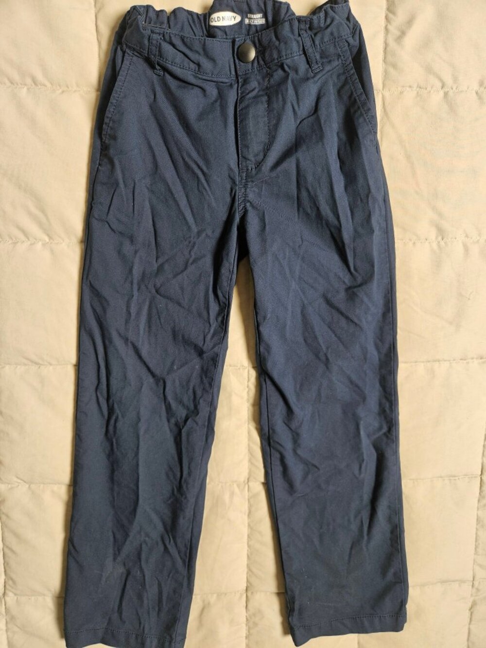 Old Navy Straight Flex Pants Navy Womens 7